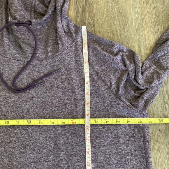 Athleta Uptempo Hoodie Sweatshirt Heathered - Picture 7 of 8